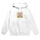 激カワポテぐっずの茶色の乙女ウサちゃん♡ Hoodie