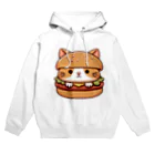 ゆるきゃら製作所の猫バーガー Hoodie