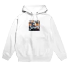 YoChan_hokkaidoのアウディとシマエナガくん Hoodie