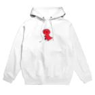 フラットザウルスの癒しのレッドザウルス Hoodie