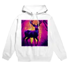 ZeroCreativeのネオンな鹿 Hoodie