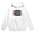 earth__のモノトーン・ゴールデンジオメトリック・アートグッズ Hoodie