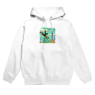 yuhi04のスカイダイビングの冒険猿 Hoodie