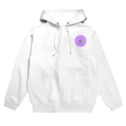 川上牧場のneko cafe（パープル）デザイン以来 Hoodie