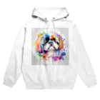 【ma chérie】A treasury of love.のカラフルシーズー Hoodie