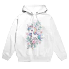 プチポップペインティングのゆめかわユニコーン２ Hoodie