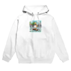 スケートボード、変な癖シリーズのスケートパークで遊ぶ可愛いアヒルちゃん Hoodie