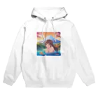 west97の富士山絶景にある露天風呂のかわいい女の子 Hoodie