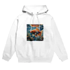 アートフル・メッセンジャーの金運招福金魚様 Hoodie