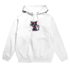 kyomukyomukarenのカラフル猫 Hoodie