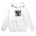 kkb81の眠そうなミニチュア・シュナウザー Hoodie