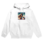 cute animal worldのお馬さんワールド Hoodie