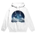 JUPITERの幻想的な冬の夜 Hoodie