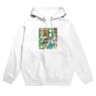 square屋の面字「晴耕雨読」(2×2) Hoodie