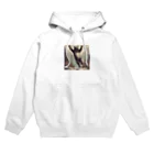 スウィート・アニマル・アートのジャンピング熊 Hoodie