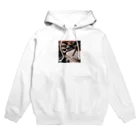 こんばにやの毛筆 Hoodie