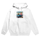 パパネコのドライブにゃんこチャン Hoodie