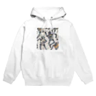 d-design-labのdancing robots Hoodie