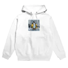 tak12_12のレインコートをつけたペンギン Hoodie