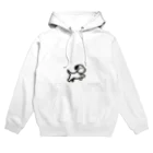 LISPのクール黒ワンちゃん Hoodie