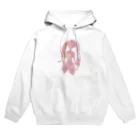 かみなりのさくらいろガーリー Hoodie