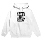 QUQU_WORKSのテイクイットイージー Take It Easy ブラック Hoodie