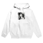 YOKKOnのはかなげな女性（モノクロ） Hoodie