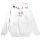 らくがきクレヨンのらくがきリボン Hoodie