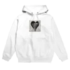 Ikeyuのブラックハート Hoodie