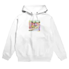 decnaの川沿いの街並み Hoodie