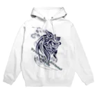 Licca's LickのRyukyu traditional シーサー(絣柄　波) Hoodie