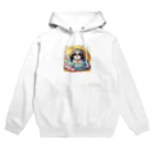 ワンコとにゃんちゃんズのアンブレラシーズー Hoodie