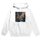 MistyStarkの宇宙を飛び交う車たち Hoodie