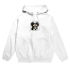 Shih Tzu Fanのシーズー（黒／白） Hoodie