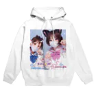 midori_kawaのYuki&JK セーラー服コラボ 夢をつかみ取れ❗️ Hoodie