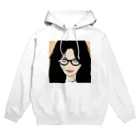 みつまめこshopのメガネ美人 Hoodie