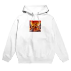 lonely_wolfの炎のタイガー・バーサーカー Hoodie