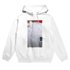 shimo________tkrtのプリントの端っこスマホケース Hoodie