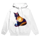 猫との風景の宇宙と猫002 Hoodie