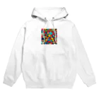 BrilliantTiaraのカラフルボタン Hoodie