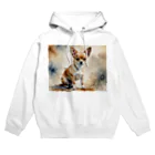 Animal Illustration shopのChihuahua　チワワ　水彩画風 Hoodie