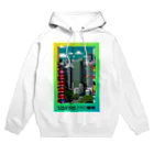 Chop Storeのビルが立ち並ぶ街並み Hoodie