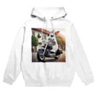 やんちゃな動物達のやんバニー　バイクver Hoodie