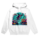 かるるんショップの骸骨紳士シリーズ　雨ニモマケズ、風ニモマケズ Hoodie