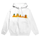 N谷スタジオのオレンジ色の人々 Hoodie