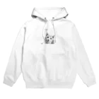 でんちゃんの鉛筆画のワンちゃん Hoodie