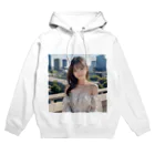 癒しのあるオリジナルグッズ販売所の千年に一人の美少女 in 都会 Hoodie