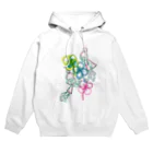 茅田綺衣のクリエイターはじめ。のクローバーと小人 Hoodie