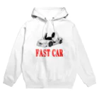 にゃんこ王子のにゃんこ王子 ファストカー（白） Hoodie