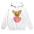 ゆずずショップのハートチワワ　！！ Hoodie